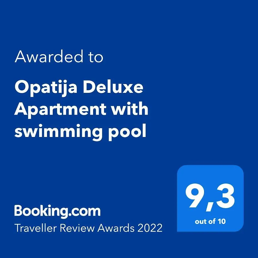 Opatija Deluxe Apartment With Swimming Pool
